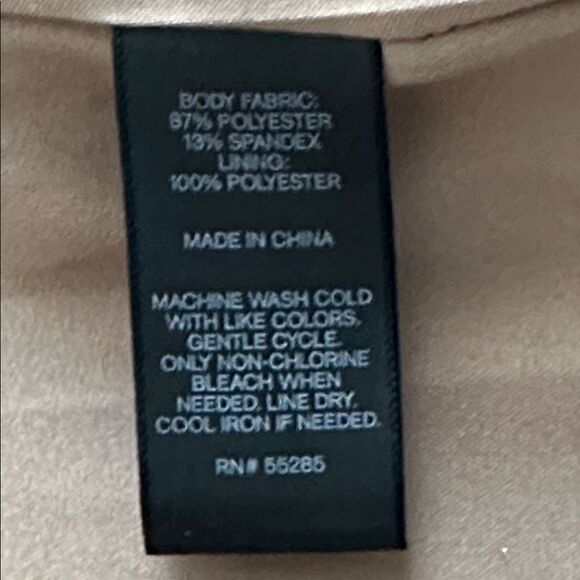 VTG Express Skirt Western Boho Y2K Fringe Faux Suede Camel Tan Women's Size 8 - Picture 11 of 11